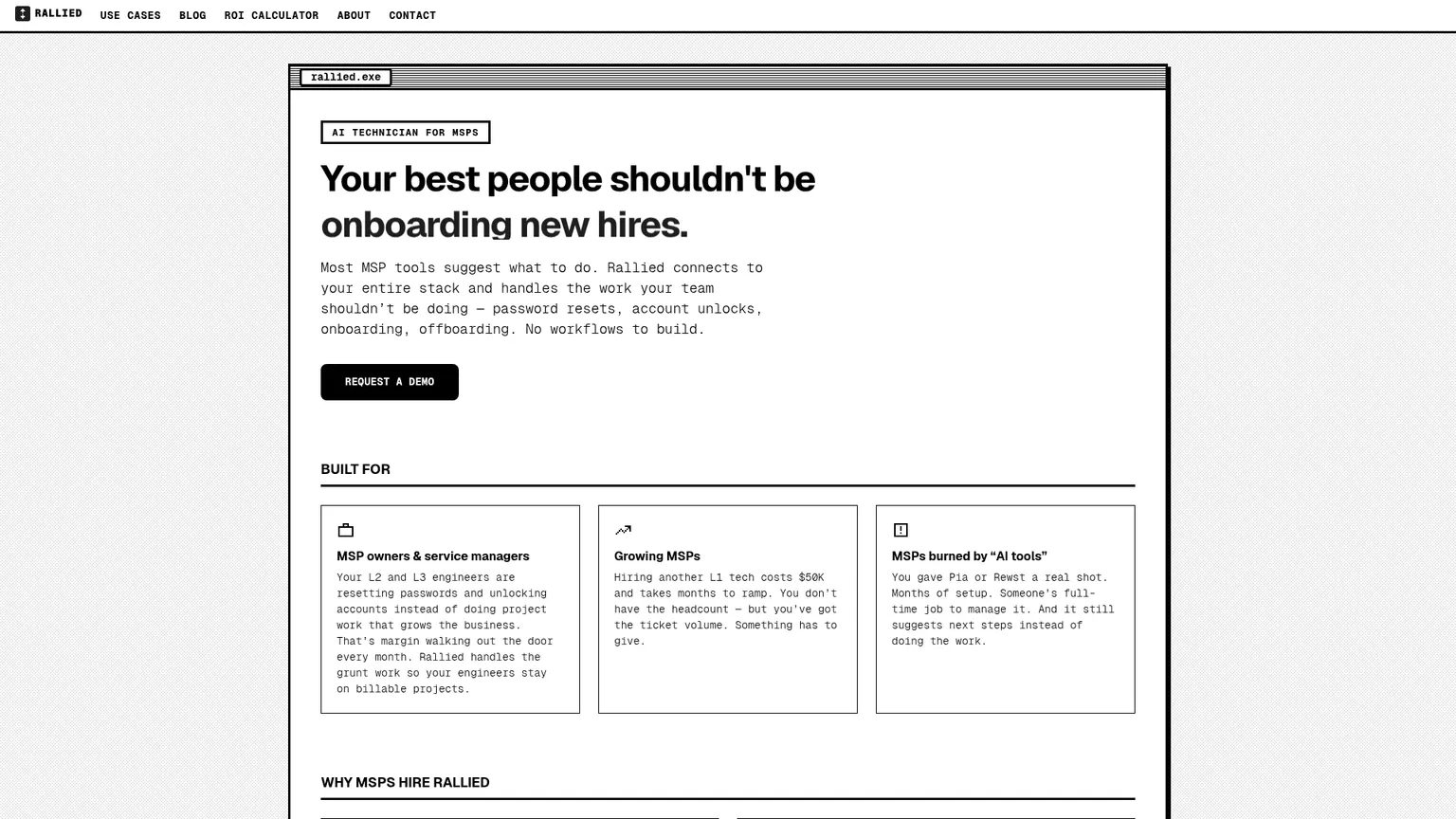Tyqra homepage