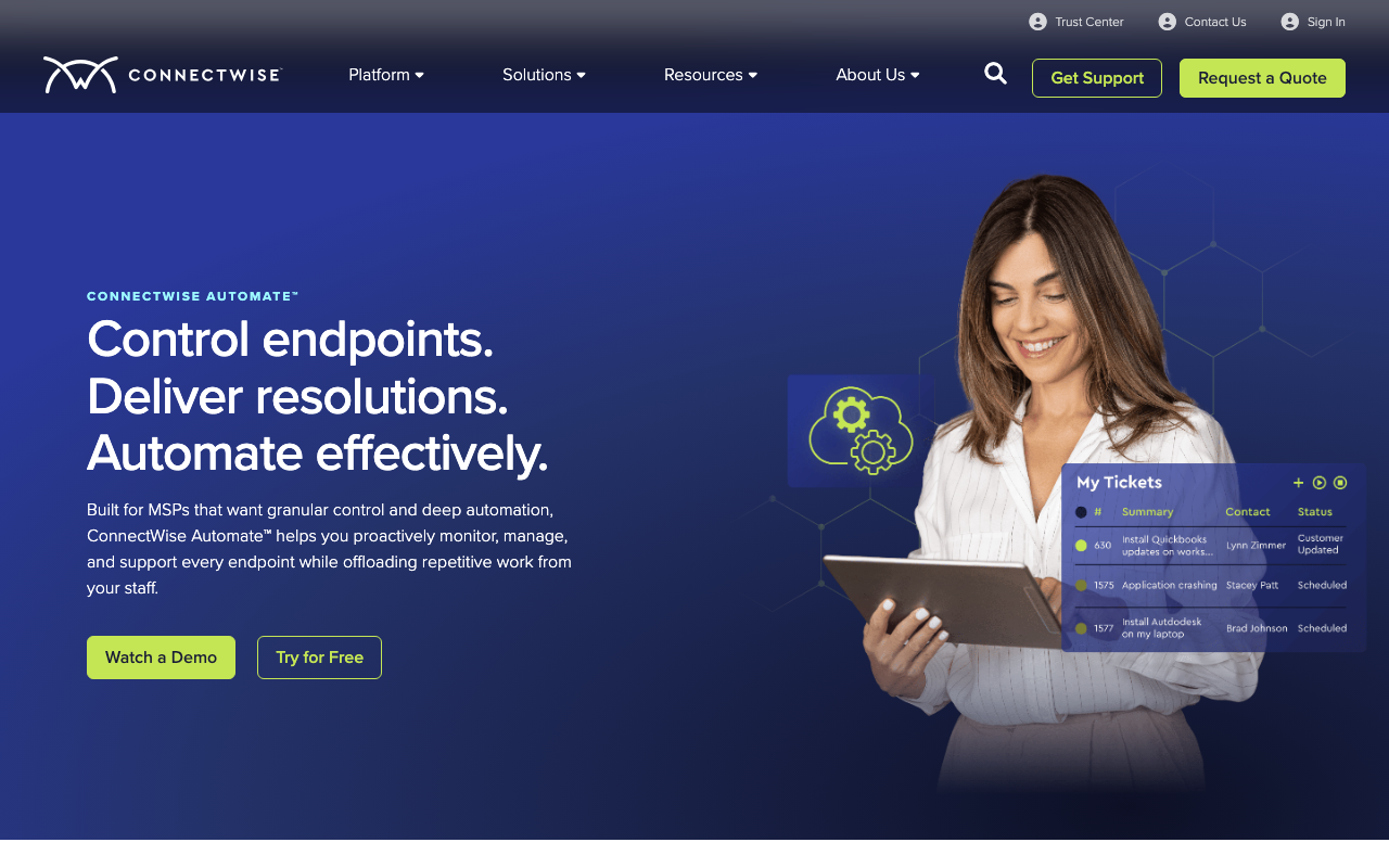ConnectWise Automate platform