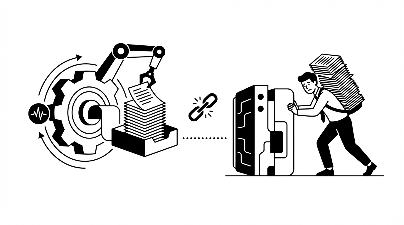 Why MSP Automation Benefits Disappear Without Real Execution concept illustration - Tyqra AI